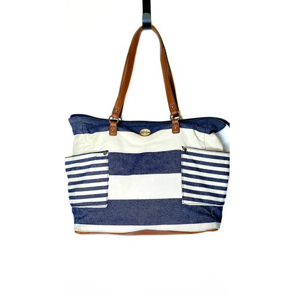 Tommy Hilfiger Striped nautical Tote Bag - Picture 1 of 8